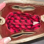 Betsey Johnson  Gold Heart Purse Crossbody Photo 8