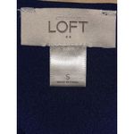 Loft ~ Navy Blue Short Sleeve Top ~ Size Small Photo 4