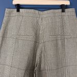 Veronica Beard  Plaid Tonelli Women's Wide Leg Trouser Pant in Ecru Size 12 NWT Photo 5