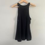 Free People Intimately  Black Sleeveless Tank Top Oversized Ribbed Comfy Neutral Photo 4