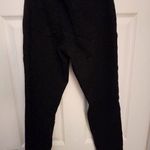 LC Lauren Conrad  Women's Black Knit Pants Size 2S 2 Short Photo 1