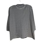 La Chine Knitwear by Galinda Wang Striped Blazer Jacket Gold Buttons Nautical 2X Blue Photo 12