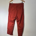 Levi's Orange Ankle Cropped Pants with Structured Fabric Photo 8