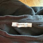 ZARA Trafaluc Cropped T-Shirt Have Confidence and Courage Black Size Medium Photo 2