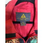 Vintage Silk Track Jacket Y2k 90s Boho Indie Sleaze Sz Small Streetwear Red Photo 6