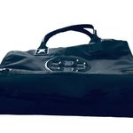Tory Burch Ella Black Nylon & Patent Leather Tote Photo 7