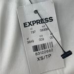 EXPRESS Women’s Creme Aztec Gold/Silver Sequin Spandex Mini Skirt NWT XS Photo 3