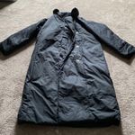 The Gap Black Long Puffer Coat SIZE L Women’s Jacket Size L Photo 0