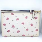 Coach NWOT  Canvas Large Wristlet Clutch Wallet With Floral Print Photo 1