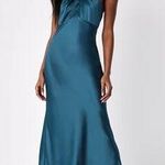 Lulus Teal Halter Dress LuLu’s  Photo 0
