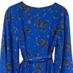 Free People  Lilou Printed Bell Sleeve Dress in Cobalt Combo Fairycore Size S Photo 6