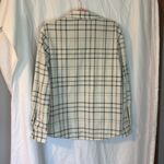 Lee Plaid Cream and Gray Soft Button up Size Large Photo 4