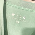 WILO Size XS Green Melbourne Australia Long Sleeve Crossover T Photo 2