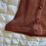 Camila Coelho Alena Metallic Ribbed Mini Skirt Photo 5