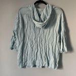 J.Jill light Blue zip up hoodie size xl lightweight Photo 1