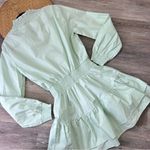 Nasty Gal Nwt ‎ frill i Found you mini dress high neck mint green women’s size 6 Photo 2