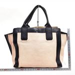 Chloé Black and Cream Women's Tote Bag Photo 1