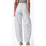 AGOLDE NWT Luna High Waist Barrel Leg Leather Blend Pants in Wisp Sz 30 $348 Photo 1