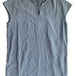 R Label Light Blue V Neck 100% Silk Mini Dress M Size M Photo 0