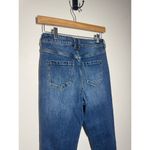 OAT New York Jeans Women Size 25 Skinny Blue Denim Raw Hem Casual Cotton Photo 4