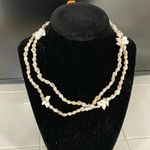 Vintage Hilo Hattie 35"Cowrie Shell Necklace Lei Natural Colors Seashells Hawaii White Photo 0