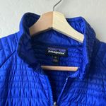 Patagonia Vosque Insulated Cobalt Blue Puffer Parka Coat Layer Size Small Photo 3