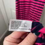 Merona NWOT women’s pink navy striped thick strap maxi stretch dress XS Photo 4