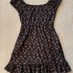 Dry Goods Off The Shoulder Black Floral Dress Photo 2