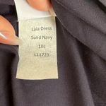 NWT DIARRABLU Lala Wrap Midi Dress Navy X Photo 7