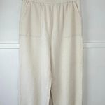 Free People Post Swim Pant Cream Wide Leg Photo 0