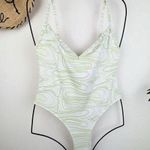 Charlie Holiday  Pricilla One Piece Abstract Wave Swimsuit Swimwear Size Small Photo 0