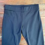 American Giant Ponte Kick Flare High Rise Navy Pants Photo 11