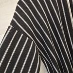 ZARA {S} Asymmetrical Striped Dress Black White Photo 3