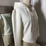 Jil Sander Cream Fitted Cropped Sweatshirt NWOT Size M Photo 0