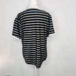 Bette And Court Horizontal Strip Top Professional Collared Shirt Gray Size XL Photo 5