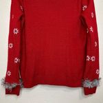 No Boundaries  Get Your Jingle On Red Crewneck Sweater Photo 6