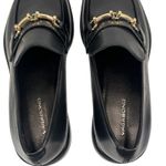 Vagabond Delia Women's 36 US6 Black Leather Loafers Gold Horsebit Minimal Flats Size 6 Photo 7