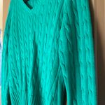 Amazon Green Knit Sweater  Photo 1