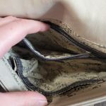 Guess Leather Gray Cream Studded Handbag Purse Y2K Gunmetal Chain Handle Photo 4