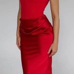 House Of CB  'Persephone' Scarlet Strapless Corset Maxi Dress NWOT size M‎ Photo 0