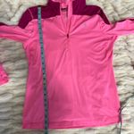 Champion  Performax Pink Half Zip Long Sleeve Athletic Pullover Top Medium Photo 7