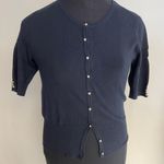 Audrey & Grace Short Sleeves Buttoned Cardigan Sweater NWOT Photo 0