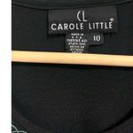 carole little Vintage 90s Black Maxi Boho Beaded Dress Photo 5