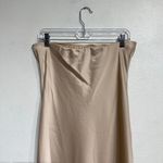 WAYF  Champagne Strapless Maxi Dress Sz M Photo 7