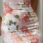 House Of CB  L D-DD‎ Josefina Pink Peony Print Satin Maxi Dress NWOT Photo 1