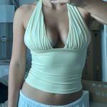 Garage  Yellow Halter Top Photo 0