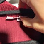 Bryn Walker  Burgundy Red Corduroy Button Up Collarless Boxy Lagenlook Womens M Photo 4