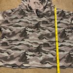 Bobi  Los Angeles Women’s Camo Thermal waffled Hooded Knotted Hem Top Size Sml Photo 3