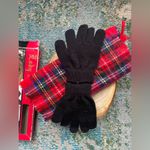Vintage 80/90s Lady Ashton dead stock red plaid scarf and gloves set Photo 1