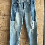 Treasure & Bond  Denim Jeans Sz 26 Light Wash 2 Tone Distressed Photo 3